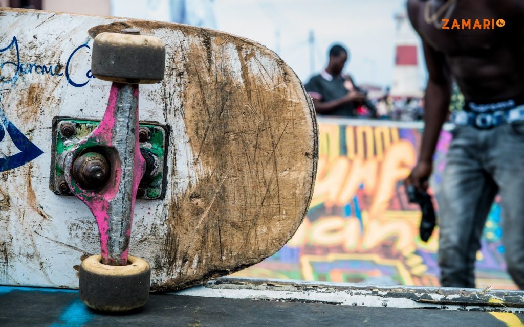 Skate Board - 2018 Chale Wote Street Art Festival [image credit – Eric Atie/Zamari TV]